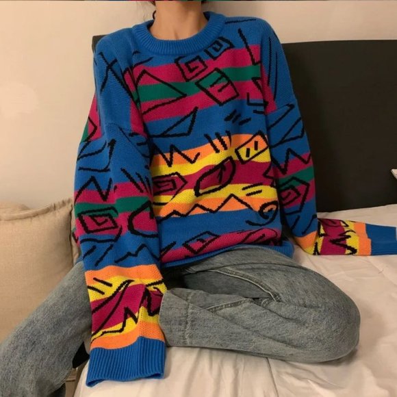 Striped Colorful Sweater | Poshmark